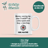 Funny ChatGPT is my Bestie Mug, Office Banter Gift, Funny Mug for the Office, Funny AI Gift, Work Secret Santa Gift, ChatGPT Work Bestie