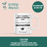 Personalised Husband Graduation Mug, Personalised Graduation Gift, University Graduate Gift, 2025 Graduation Gift, Husband Graduation Gift