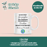 Personalised Thank You Geography Teacher Mug, End Of Year Thank You Geography Teacher, From Geography Student Gift for Teacher, Geography