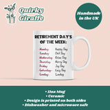 Retirement Gift for Colleague, Funny Retirement Mug for Friend, Leaving Work Gift, Personalised Retirement Present, Cute Retirement Gift