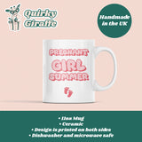 Pregnant Girl Summer Mug, Fun Pregnancy Gift for Friend, Mum To Be Mug, Hot Girl Summer Parody, Baby Shower Gift, Maternity Leave Present
