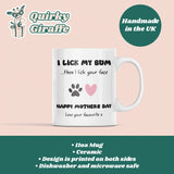 Funny Rude Dog Mum Mother's Day Mug, Gift for Dog Mum, Mother's Day Dog Mum Gift, Furbaby Mum Gift, Dog Mum Era, Funny Gift for Girlfriend