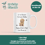 Personalised Father's Day Cockapoo Dad Mug, Funny Dog Dad Gift, Father’s Day Gift from Dog, Dog Lover Gift for Him, Cockapoo Present Owner