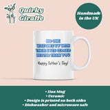 Funny Dad Napper Mug, No One Watches TV with Their Eyes Closed Better Than You, Funny Dad Nap Gift, Funny Father's Day Gift