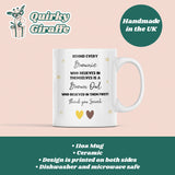 Personalised Brownie Thank You Mug, Behind Every Brownie Mug, Barn Owl Leader Gift, Girlguiding End of Term Gift, Thank You Barn Owl Present