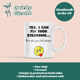 Brow Tech Gift Mug, Funny Mug for Eyebrow Technician, SPMU Artist Gift Idea, Brow Lamination Mug, Beauty Salon Coffee Cup