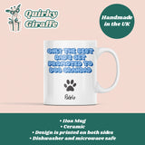 Funny Personalised Dog Grandad Mug, Only the Best Dads Get Promoted to Dog Grandad, Pet Dog Lover Gift, Father’s Day Mug for Dog Grandad