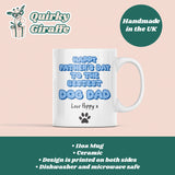 Cute Personalised Dog Dad Father's Day Mug, Gift for Dog Dad, Father's Day Dog Dad Gift, Furbaby Dad Gift, Dog Dad Era Gift