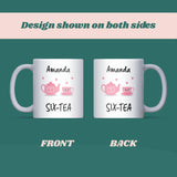 Personalised 60th Birthday Six-Tea Mug, Funny Cute Birthday Gift for Grandma, Mum 60th Birthday, Friend 60th Gift, 60th Birthday for Her