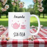 Personalised 60th Birthday Six-Tea Mug, Funny Cute Birthday Gift for Grandma, Mum 60th Birthday, Friend 60th Gift, 60th Birthday for Her