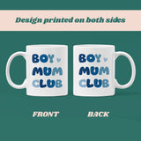 Boy Mum Club Mug, Mum to be, Pregnancy Gift, Maternity Leaving Gift, Friend Pregnancy, Baby Shower Gift, Baby Hamper, Girl Mum, New Mum