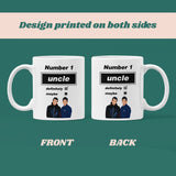 Funny Oasis Fan Mug for Uncle, Number 1 Uncle Definitely Maybe Mug, Oasis Music Fan Gift for Uncle, Best Uncle Oasis Birthday Present