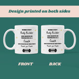 Personalised Bodybuilding Coach Thank You Mug, Gym Coach Gift, Present for Weightlifting Coach, Bodybuilding Gym Coach Appreciation Gift