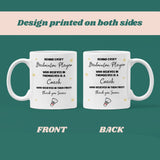 Personalised Badminton Coach Thank You Mug, Behind Every Badminton Player Mug, Coach Thank You Gift, End of Season Badminton Coach Present
