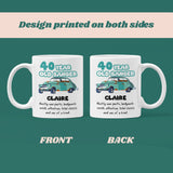 Personalised 40 Year Old Banger Mug, Funny 40th Birthday Gift, Custom Name Mug, 40th Birthday Funny Mug, 40th Birthday Gift for Car Lover