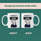 Funny Oasis Fan Mug for Wife, Number 1 Wife Definitely Maybe Mug, Oasis Music Fan Gift for Her, Wife Oasis Birthday Mug, Oasis Gift for Wife