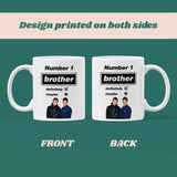 Funny Oasis Fan Mug for Brother, Number 1 Brother Definitely Maybe Mug, Oasis Music Fan Gift for Brother,  Best Brother Appreciation Gift