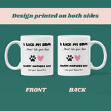 Funny Rude Dog Mum Mother's Day Mug, Gift for Dog Mum, Mother's Day Dog Mum Gift, Furbaby Mum Gift, Dog Mum Era, Funny Gift for Girlfriend