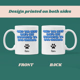 Funny Personalised Dog Grandad Mug, Only the Best Dads Get Promoted to Dog Grandad, Pet Dog Lover Gift, Father’s Day Mug for Dog Grandad