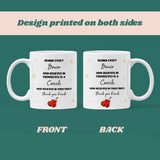 Personalised Boxing Thank You Mug, Behind Every Boxer Mug, Coach Thank You Gift, Boxing Trainer End of Season Gift, Custom Fighter Coach Mug