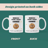 Personalised GCSE Results Mug, Smart Cookie Congratulations Gift, Exam Results Mug, Funny GCSE Present, Congrats Personalised Mug for GCSE
