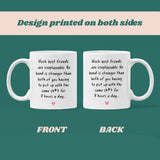 Funny Work Bestie Mug, Funny Office Best Friend Gift, Colleague Leaving Mug, Work Wife Gift, Office Banter Mug, Work Friends Coffee Mug Gift