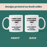 Funny Favourite Step Son Mug, Mother's Day Step Mum, Adopted Mum, Step-Mum Gift, From Step-Son, Funny Step-Dad Gift, For Step-Mum