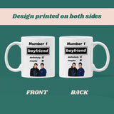 Funny Oasis Fan Mug for Boyfriend, Number 1 Boyfriend Definitely Maybe Mug, Oasis Music Fan Gift for Him,  Boyfriend Oasis Birthday Mug