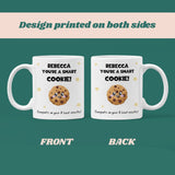 Personalised A-Level Results Mug, Smart Cookie Congratulations Gift, Exam Results Mug, Funny A Level Present, Congrats Personalised Mug