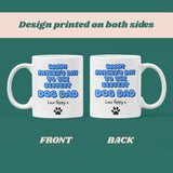 Cute Personalised Dog Dad Father's Day Mug, Gift for Dog Dad, Father's Day Dog Dad Gift, Furbaby Dad Gift, Dog Dad Era Gift