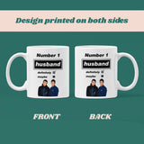Funny Oasis Fan Mug for Husband, Number 1 Husband Definitely Maybe Mug, Oasis Music Fan Gift for Him,  Husband Oasis Birthday Mug