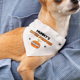 Personalised Mummy’s Little Pumpkin Halloween Dog Bandana, Cute Pumpkin Dog Outfit, Funny Halloween Dog Costume, Halloween Pet Accessory