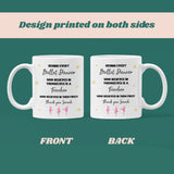 Personalised Behind Every Ballet Dancer Mug, Dance Teacher Thank You Gift, Ballet Teacher Appreciation Gift, End of Year Dance Coach Present