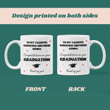 Personalised Girlfriend Graduation Mug, Personalised Graduation Gift, University Graduate Gift, 2025 Graduation Gift, Girlfriend Graduation