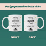 Personalised Cycling Coach Thank You Mug, Bike Club Gift, End of Season Cycling Gift, Cycling Coach Appreciation Present, Cyclist Coach Gift