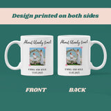 Funny Engagement Mug, About Bloody Time Engagement Gift, Custom Photo Engagement Gift, Personalised Couple Engagement Gift, Proposal Mug