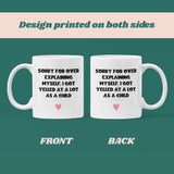 Yelled At As A Child Funny Mug, Family Secret Santa, Joke Christmas Gift