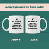 Funny Rich Husband Graduation Mug, Funny Graduation Gift, University Graduate, Grad Gift, Uni Degree Gift, Congradulations Gift, Degree Gift