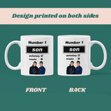 Funny Oasis Fan Mug for Son, Number 1 Son Definitely Maybe Mug, Oasis Music Fan Gift for Him,  Son Oasis Birthday Mug, Oasis Reunion Gift
