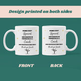 Personalised Gymnastics Thank You Mug, Behind Every Gymnast Mug, Gym Coach Gift, End of Term Gymnastics Coach Present, Gymnast Thank You Cup