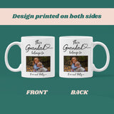 Personalised 'This Grandad Belongs To' Mug, Grandad Fathers Day Gift from Grandkids, Custom Photo & Name Mug, Father’s Day Gift for Grandad