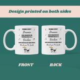 Personalised Thank You Drum Teacher Mug, End Of Year Thank You Drum Teacher, From Drum Student Gift, Drum Teacher Christmas Present, Drummer