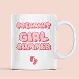 Pregnant Girl Summer Mug, Fun Pregnancy Gift for Friend, Mum To Be Mug, Hot Girl Summer Parody, Baby Shower Gift, Maternity Leave Present