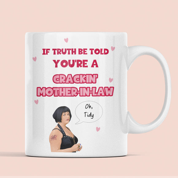 Funny Nessa Crackin' Mother in Law Mug, Funny Gavin and Stacey Mug for Mother in Law, Gavin and Stacey Funny Mug, Funny Mother in Law Gift