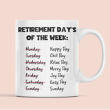 Retirement Gift for Colleague, Funny Retirement Mug for Friend, Leaving Work Gift, Personalised Retirement Present, Cute Retirement Gift
