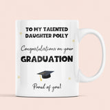 Personalised Daughter Graduation Mug, Personalised Graduation Gift, University Graduate Gift, 2025 Graduation Gift, Daughter Graduation Gift
