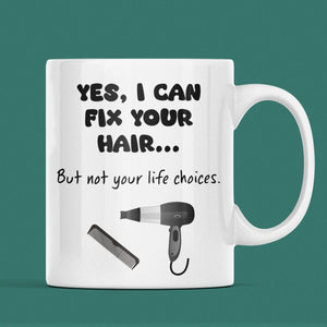 Funny Hairdresser Gift Mug, Funny Salon Mug for Hair Stylists, Hairdresser Birthday, Hair Industry Funny Mug, Hairdresser Christmas Gift