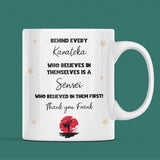 Personalised Karate Sensei Thank You Mug, Martial Arts Coach Gift, Karate Dojo Appreciation Present, End of Year Gift for Karate Teacher
