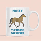 Personalised Funny Horse Whisperer Mug, Horse Obsessed Gift, Horse Lover Gift, Pet Horse Gift, Horse Secret Santa, Funny Equestrian Gift