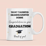 Personalised Granddaughter Graduation Mug, Personalised Graduation Gift, University Graduate Gift, 2025 Graduation Gift for Granddaughter